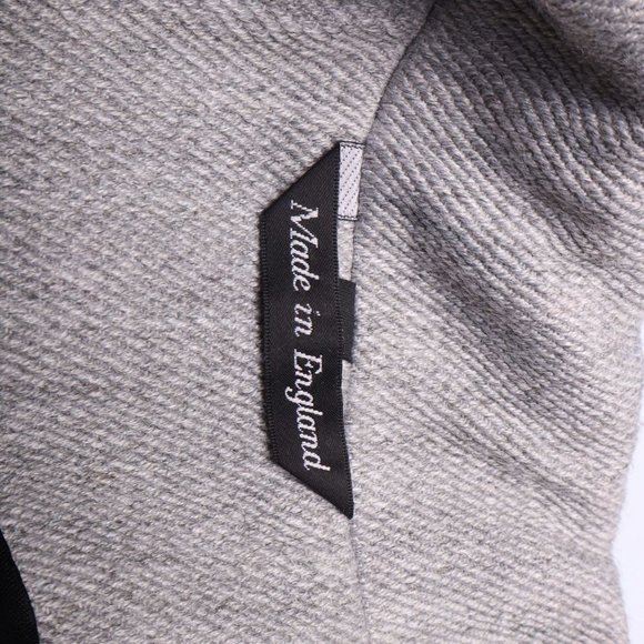 MARVIN BROWNE Wool Blend Gray Long Coat - Picture 3 of 7